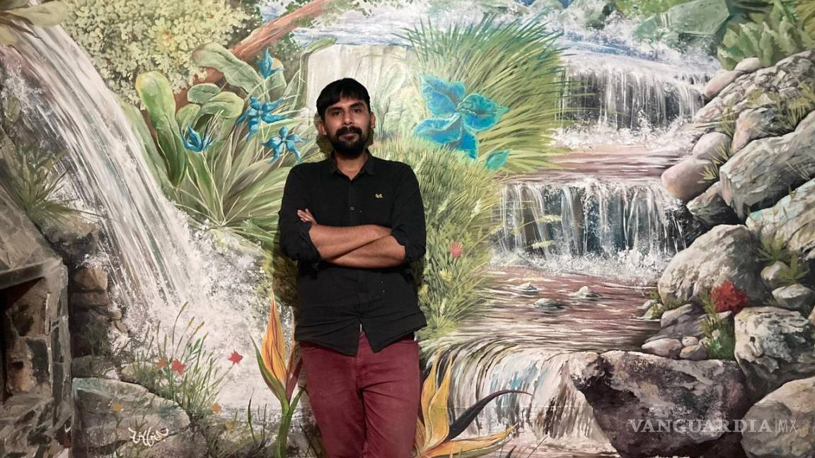 $!El saltillense Ariel Leviel fusiona arte y deporte con su trabajo