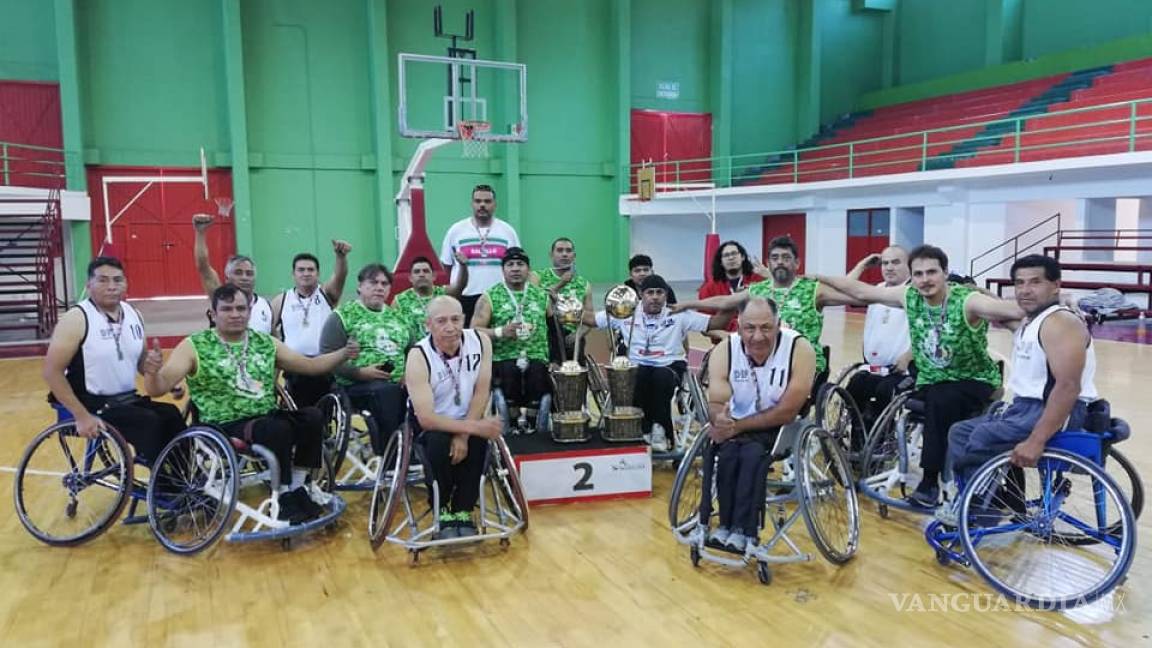 Coahuila es subcampeón nacional en basquetbol sobre silla de ruedas