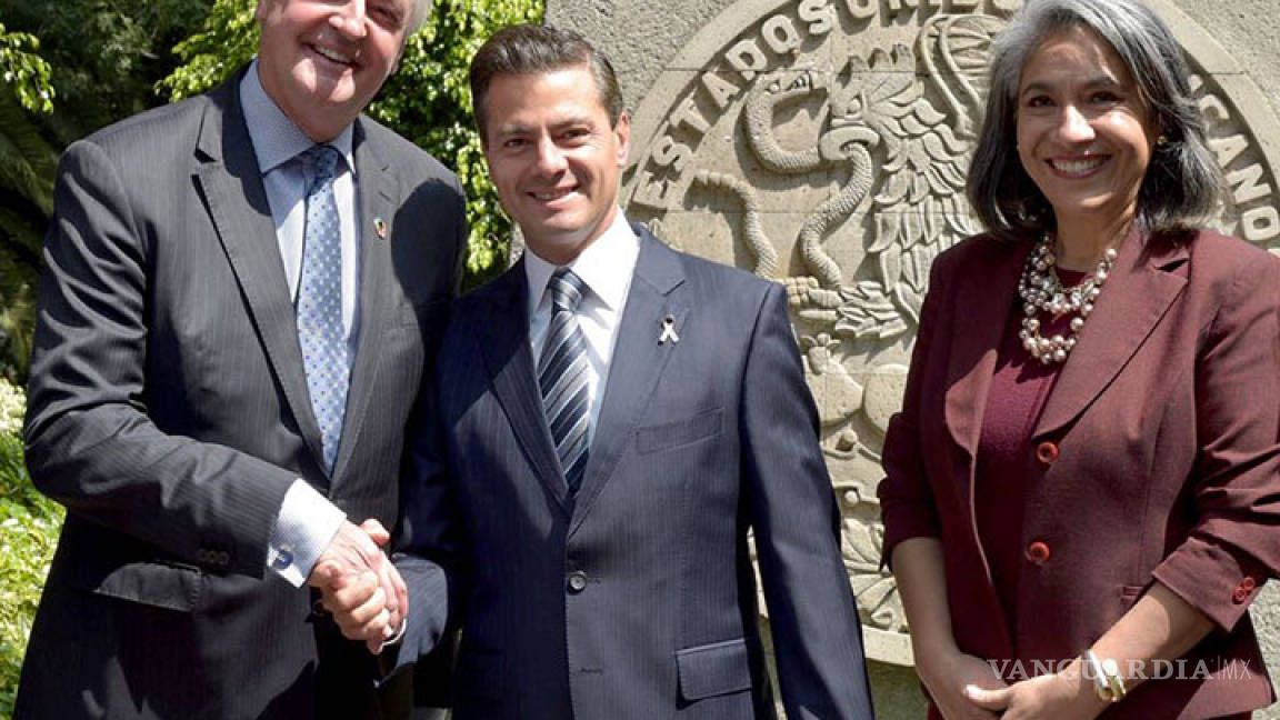 Enrique Peña Nieto recibe a Paul Polman, director ejecutivo de Unilever, en Los Pinos