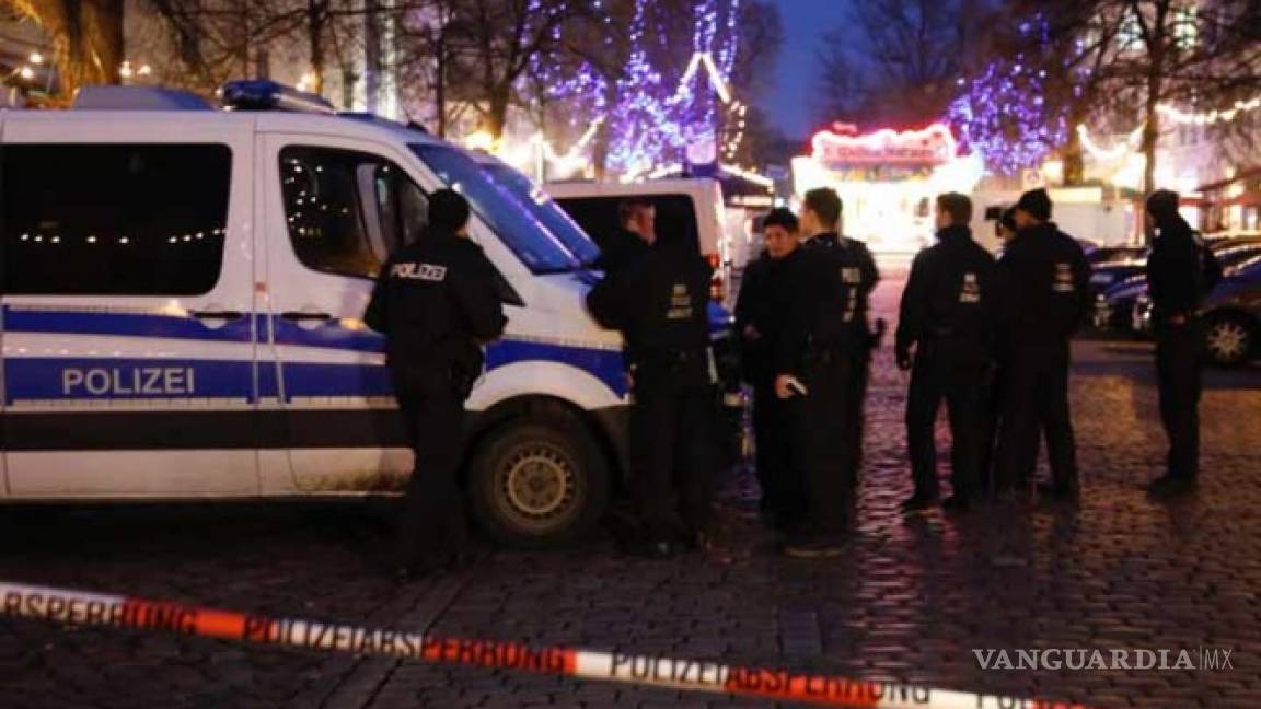 Policía alemana evacuó mercado navideño por objeto explosivo