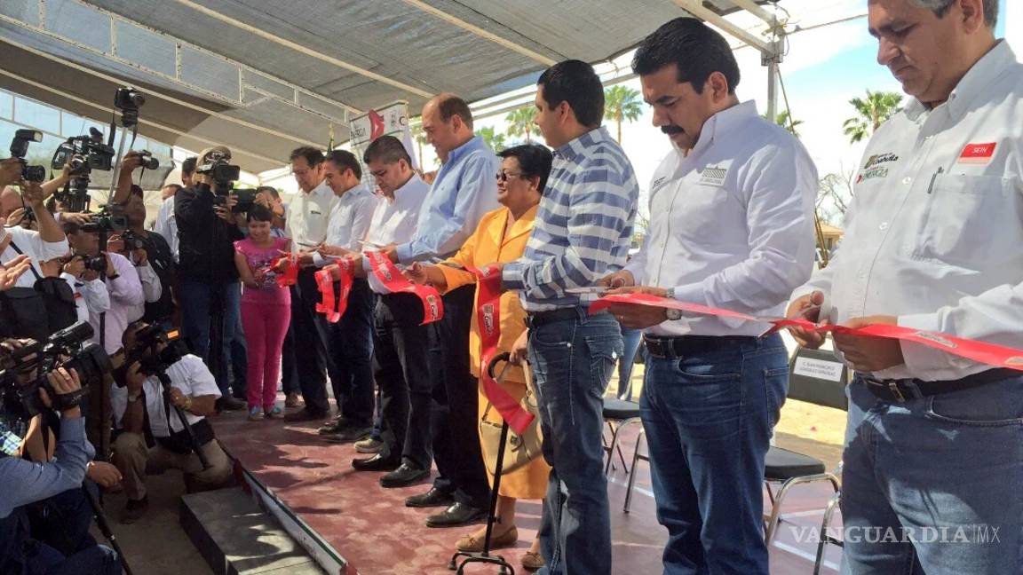 $!Entrega Rubén Moreira tramo carretero en la Torreón-San Pedro