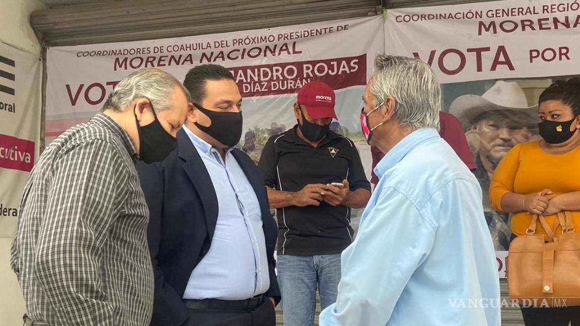 $!Toma Morena oficinas del INE en Monclova