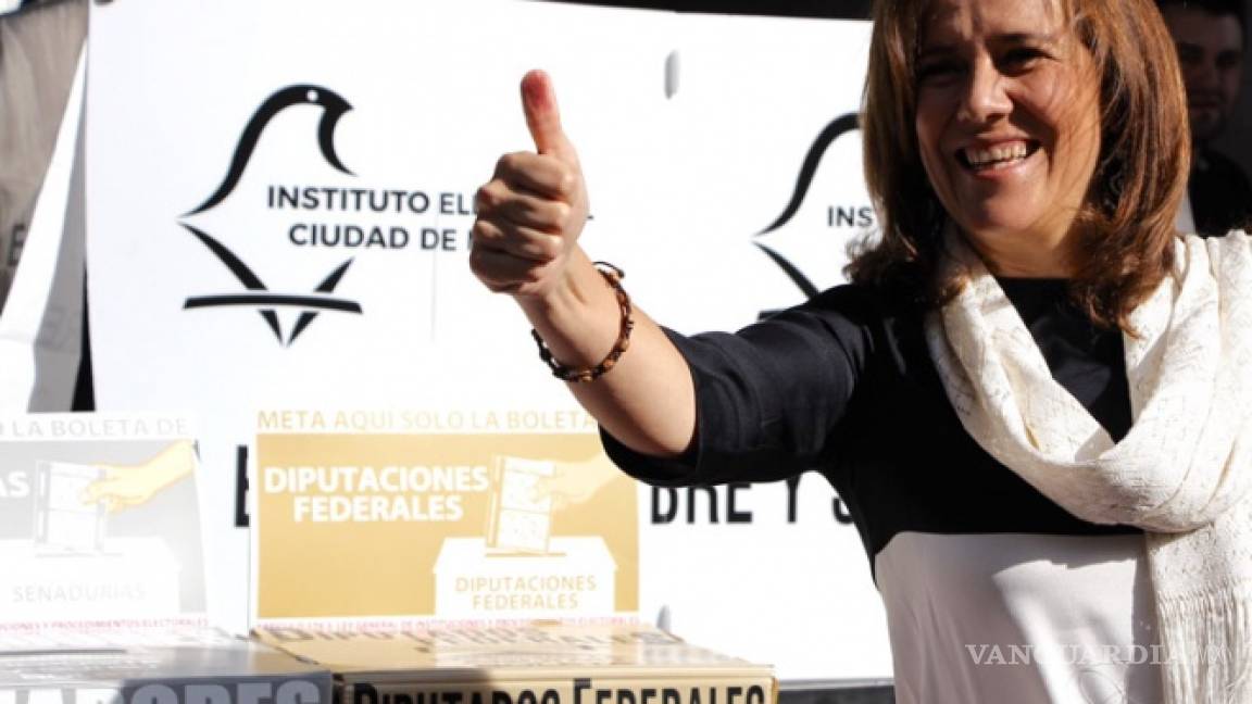 Felicita Margarita Zavala a AMLO por triunfo en elecciones