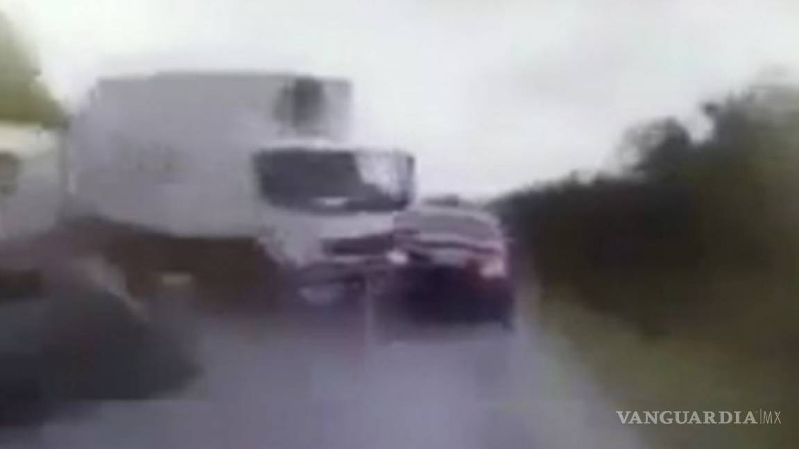 Presidente de Moldavia sufre aterrador accidente vehicular