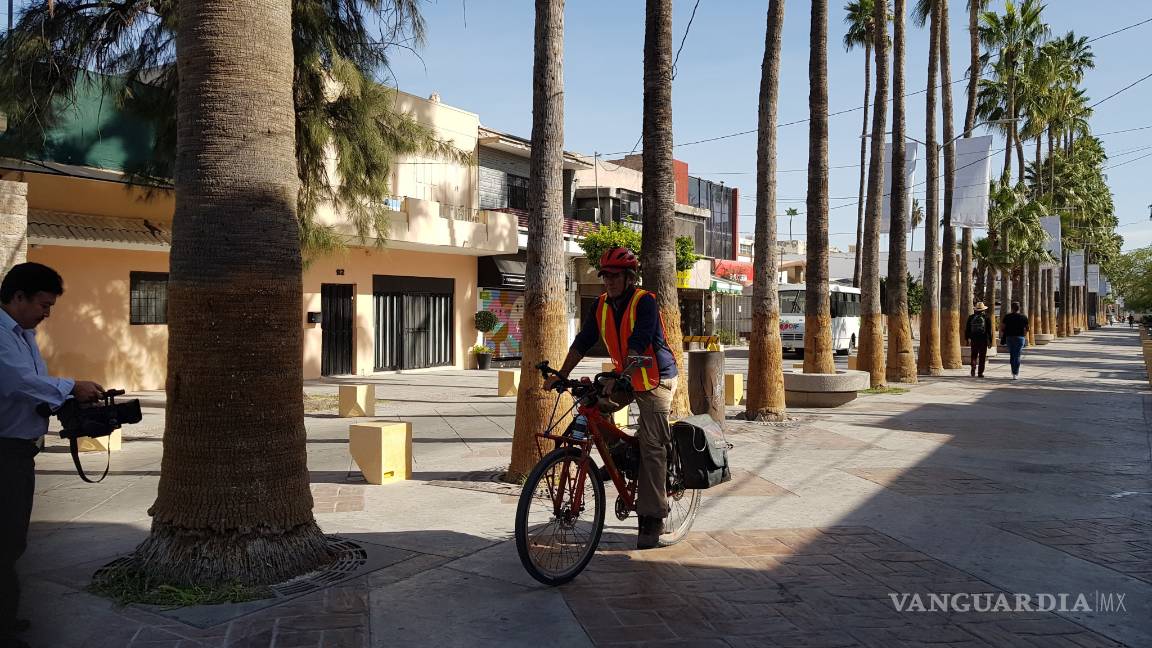 $!Saltillense recorre el país en bicicleta como ejemplo contra la obesidad