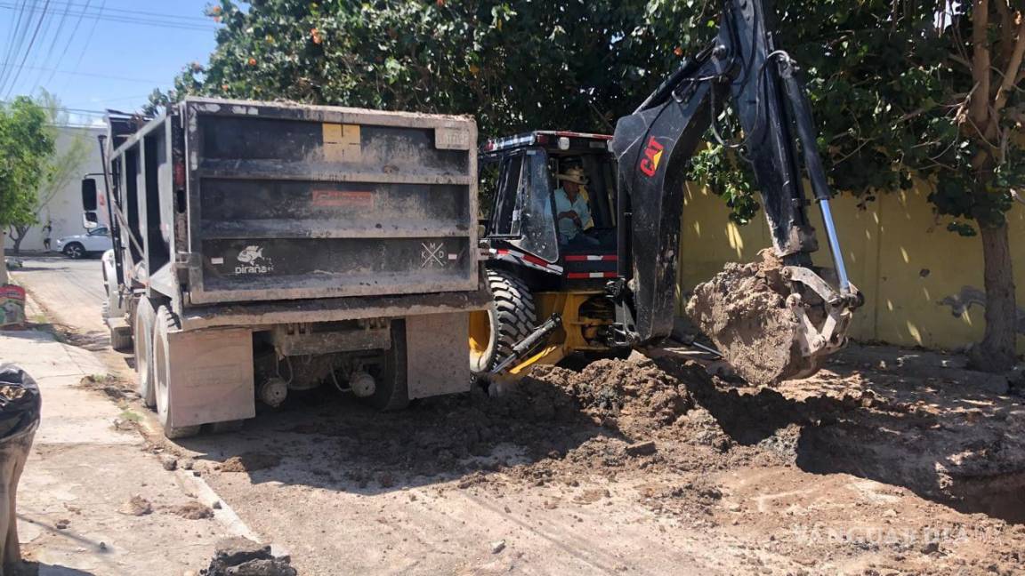 Rehabilita Obras Públicas de Torreón drenaje sanitario, trabaja en nueve colonias