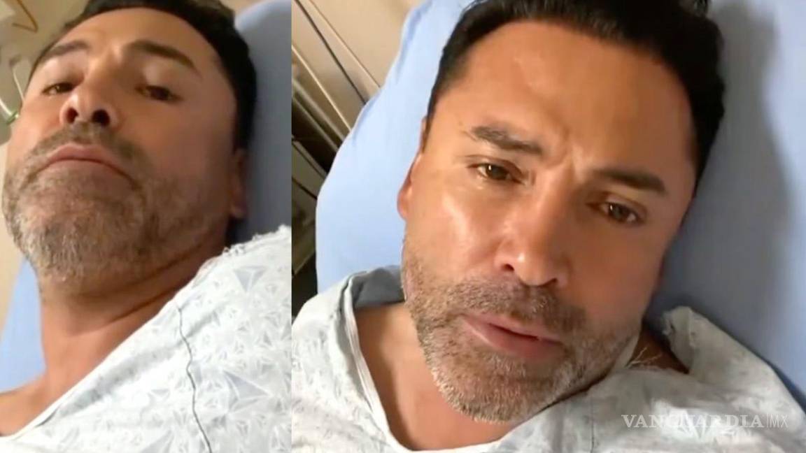 Oscar de la Hoya es hospitalizado tras contagio de COVID-19