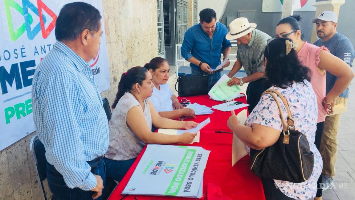 Abre PRI de Torreón registro de vehículos de procedencia extranjera