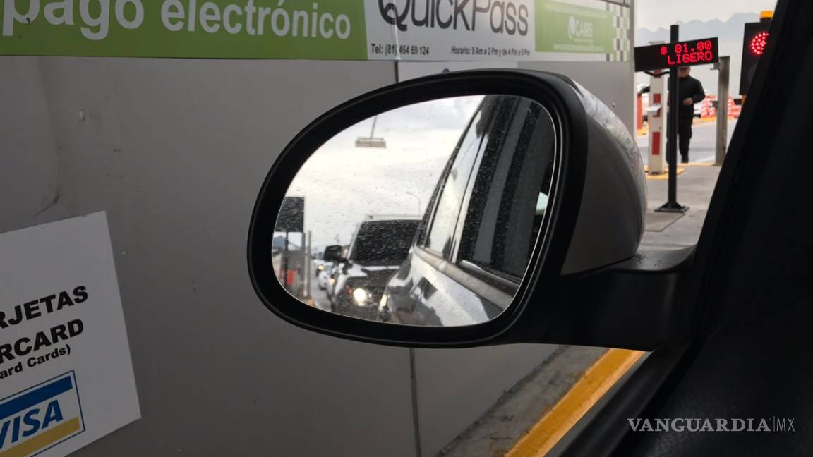 Se cae sistema de cobro en la autopista Monterrey - Saltillo