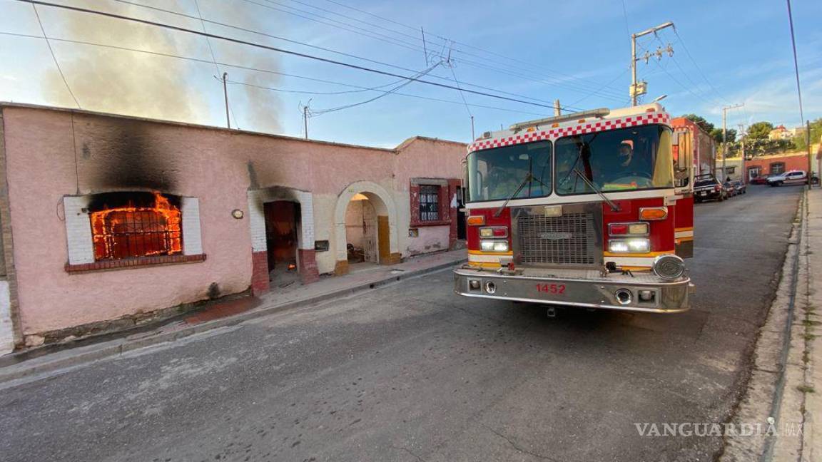 Incendian exinquilinos vivienda en Zona Centro de Saltillo; dueño les pidió la casa por no pagar renta
