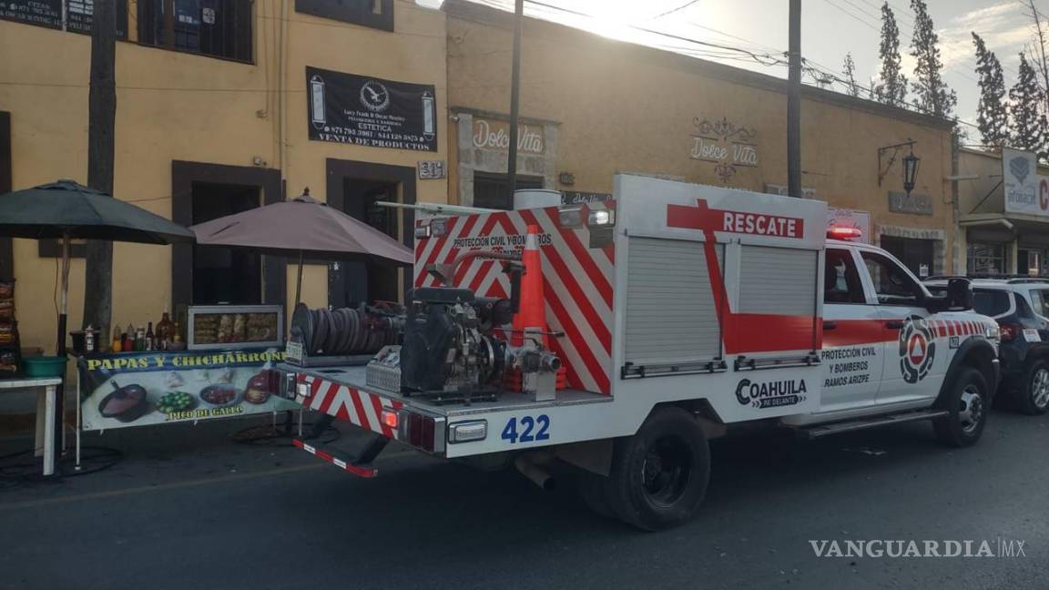 Se quema el boiler en restaurante de Ramos Arizpe