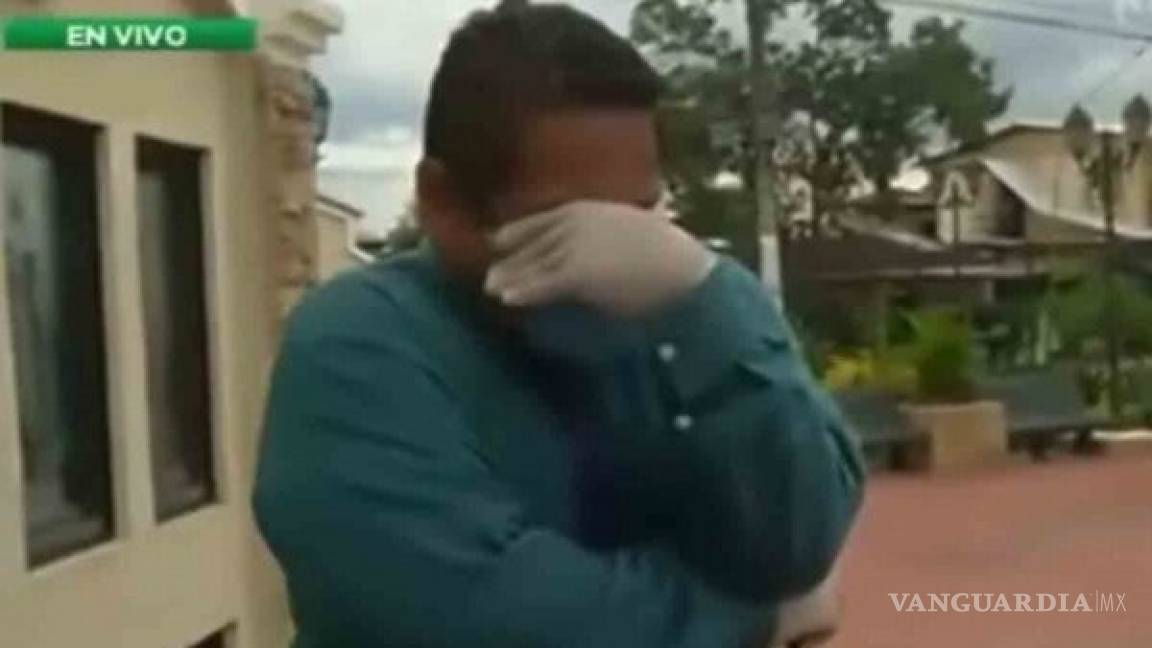 Reportero rompe en llanto al informar situación de coronavirus en Guayaquil, Ecuador