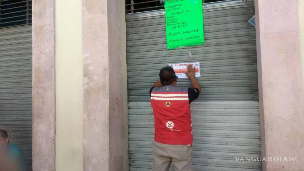 $!Clausuran el Mercado Nuevo Saltillo, por violar protocolos para COVID-19