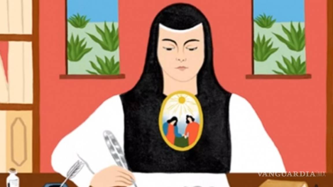 Google dedica doodle a Sor Juana Inés de la Cruz