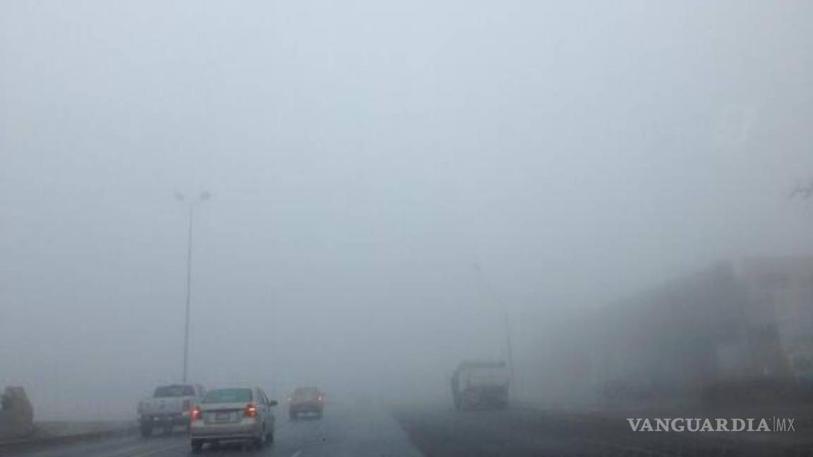 Cierran autopista Monterrey-Saltillo por neblina