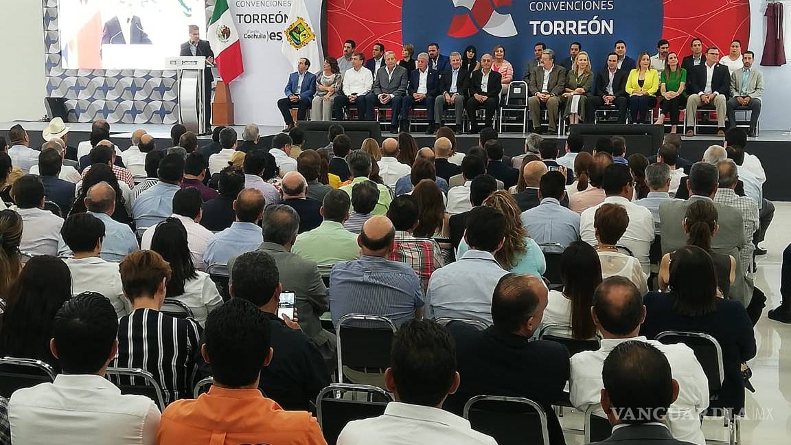 Inaugura Miguel Riquelme Centro de Convenciones de Torreón