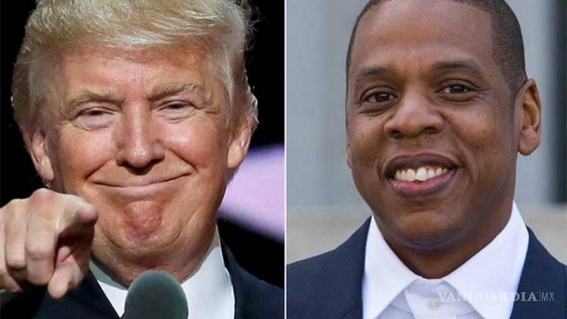 Trump intenta convecer a Jay-Z de sus logros presidenciales