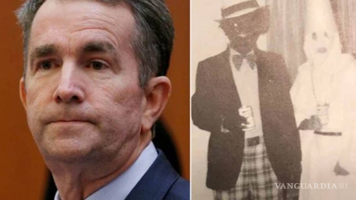 Piden la renuncia de gobernador de Virginia por foto 'racista'