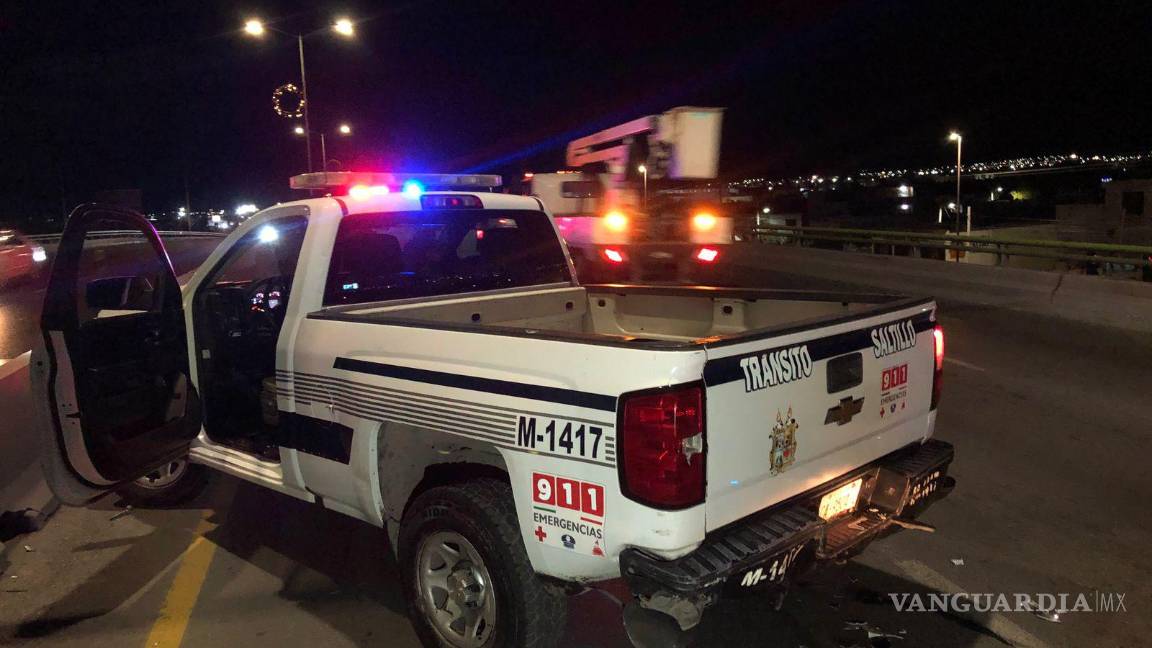 $!La patrulla terminó con daños mínimos.