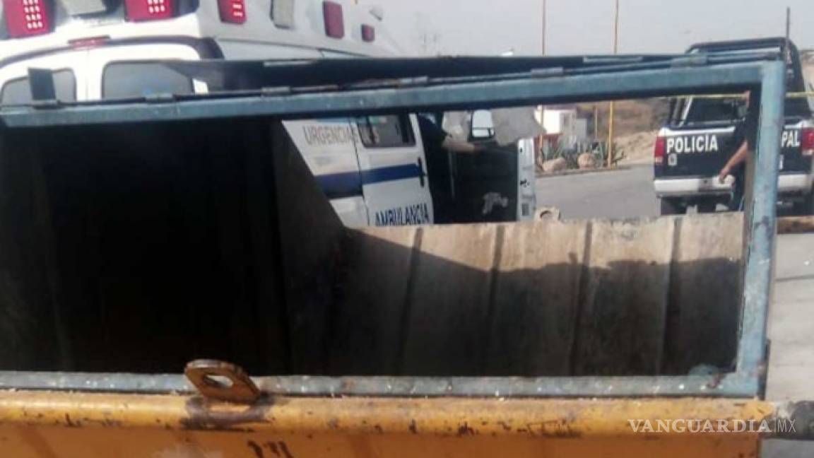 Dejan a bebé en contenedor de basura en Aguascalientes… y lo hallan muerto