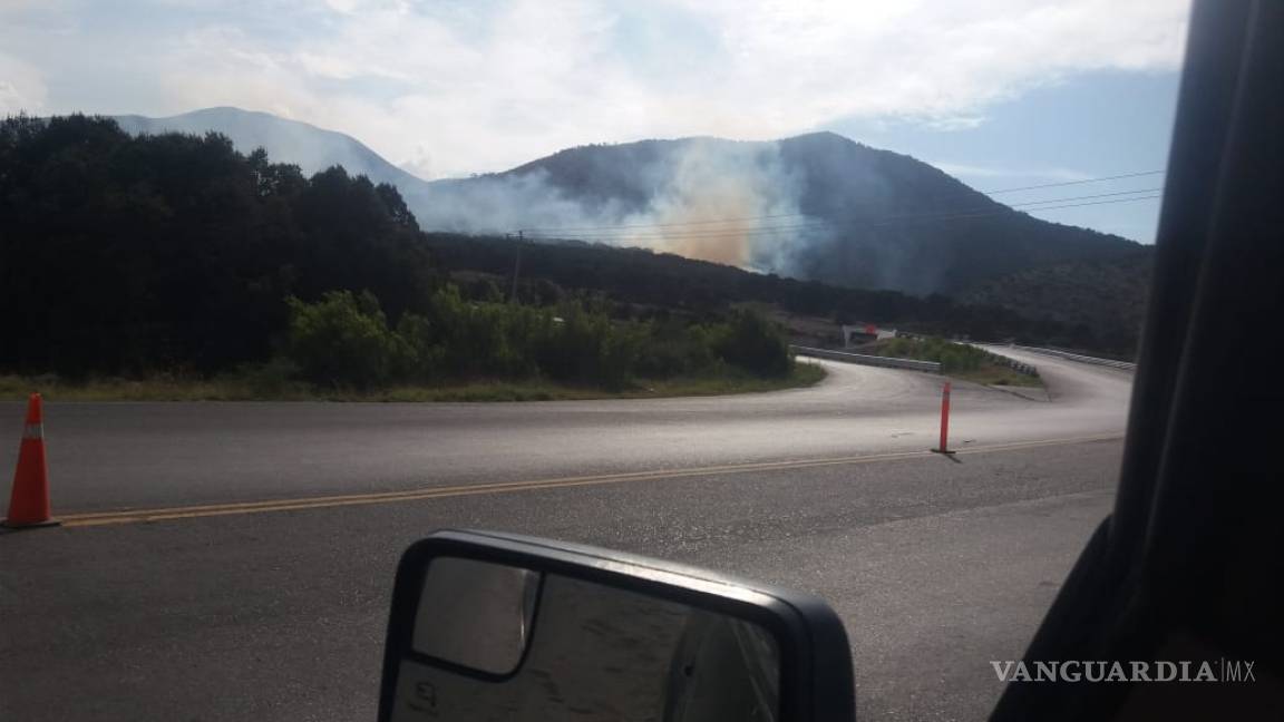Reportan nuevo incendio en zona serrana de Arteaga