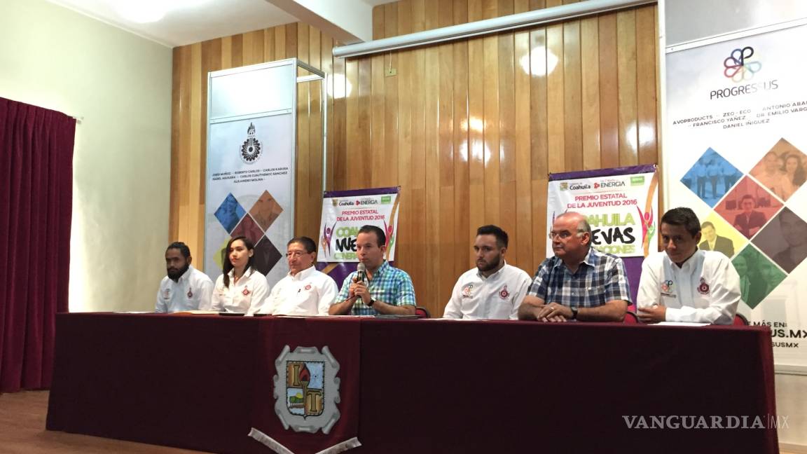 Abren convocatoria para Premio Estatal de la Juventud en Coahuila