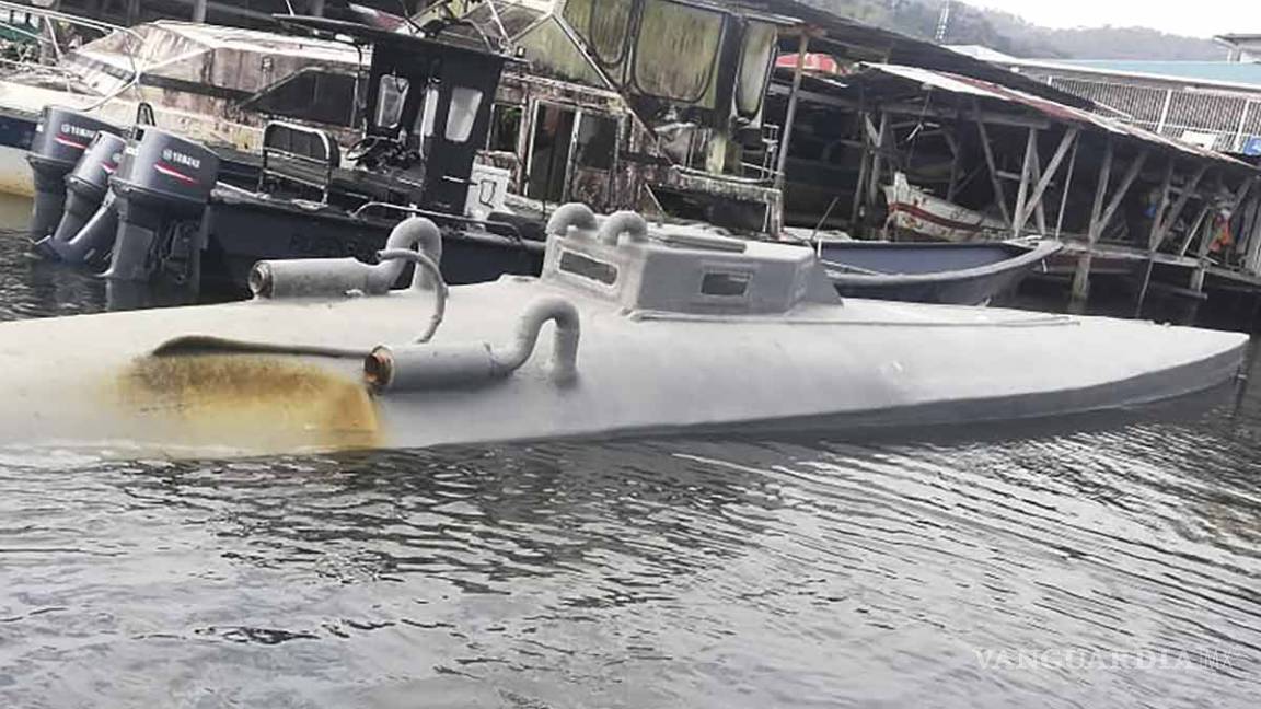 Incautan 'narco-submarino' con 5 toneladas de droga en Panamá; hay cuatro detenidos