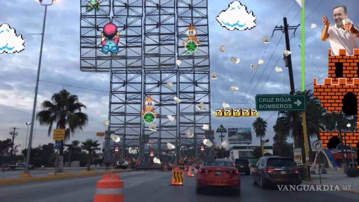 $!Crean memes del monumento a Madero en Monclova