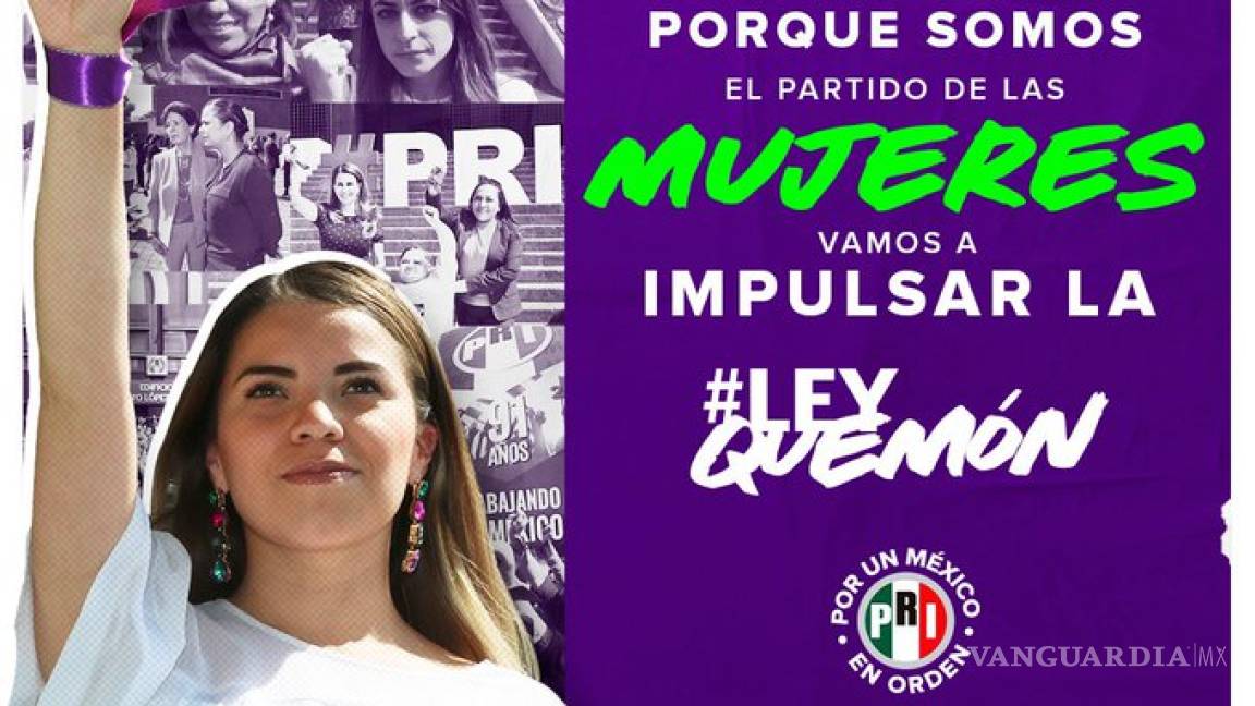 PRI propone #LeyQuemón contra agresores sexuales y deudores alimenticios