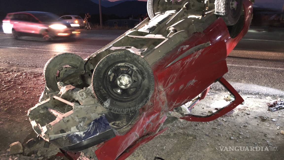 Domingo de accidentes viales en Saltillo: hubo cuantiosos daños materiales