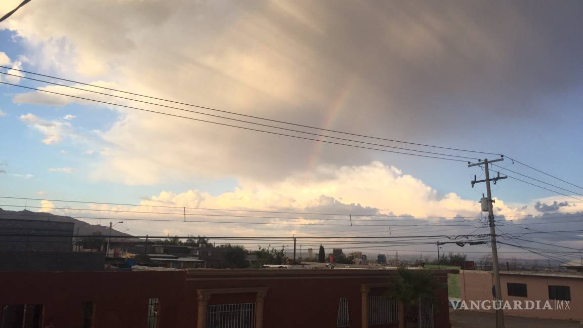 El cielo de Ciudad Juárez despide a Juan Gabriel con un arcoíris