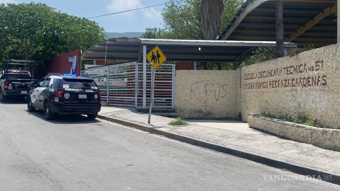 Riña en secundaria de Monterrey deja un herido por arma blanca