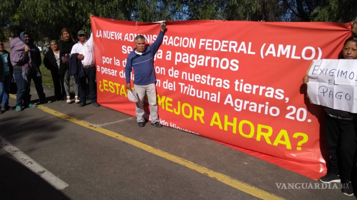 En Ramos Arizpe deberá SCT indemnizar con 5 millones 795 mil pesos a campesinos por invasión de ejido