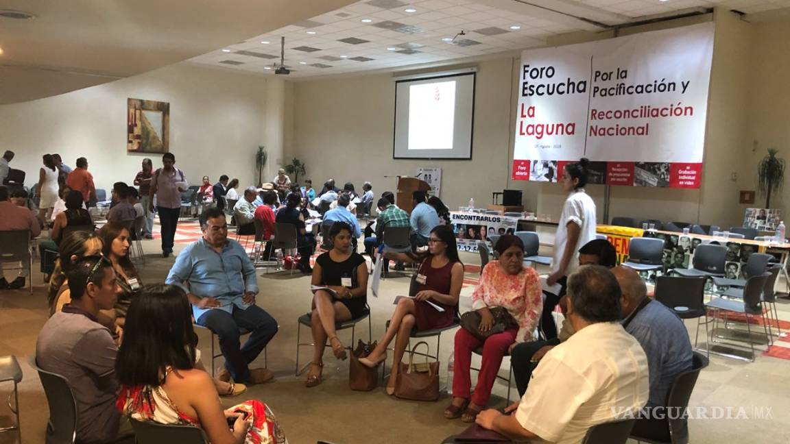 $!En Coahuila, familiares de víctimas de violencia rechazan el ‘perdón’ de AMLO