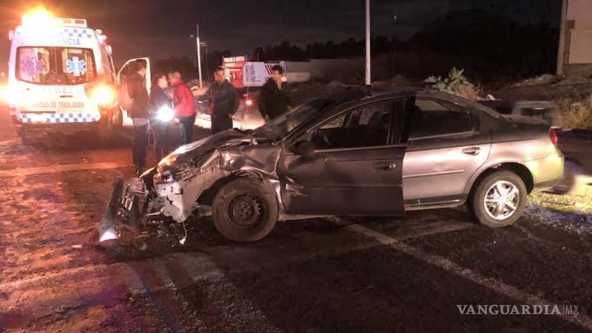 Conductor ebrio causa accidente en la carretera a Zacatecas