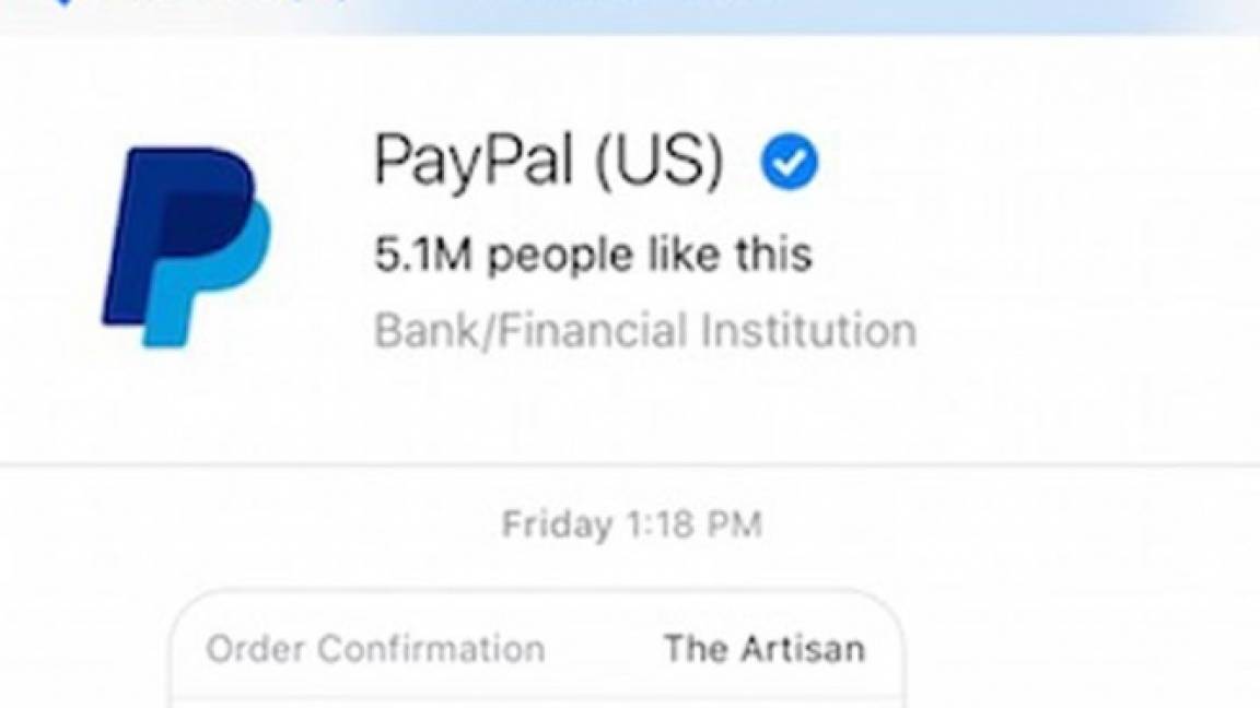 Messenger se alía con PayPal para hacer transferencias