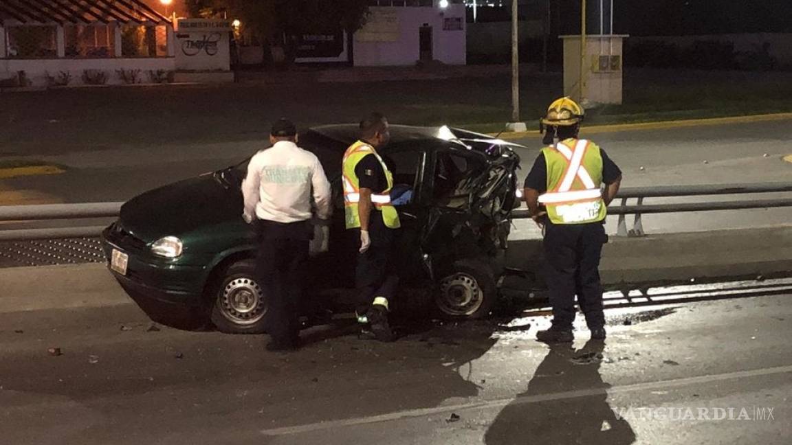 Sufre enfermera accidente automovilístico; iba a trabajar