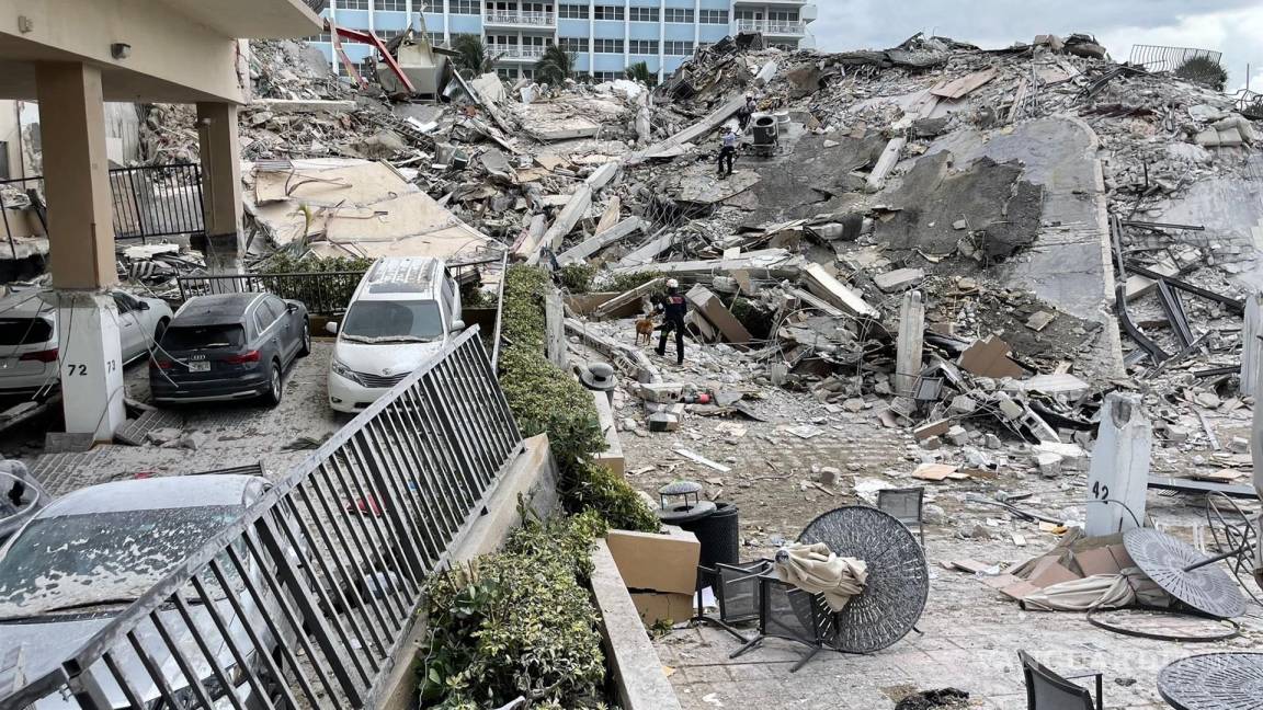 Cuatro muertos y 159 desaparecidos, tras el derrumbe de un edificio en Miami