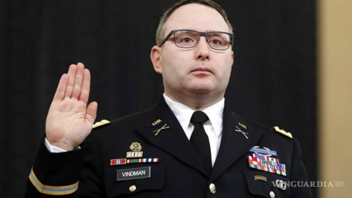 Coronel de Estados Unidos que declaró contra Trump sería despedido