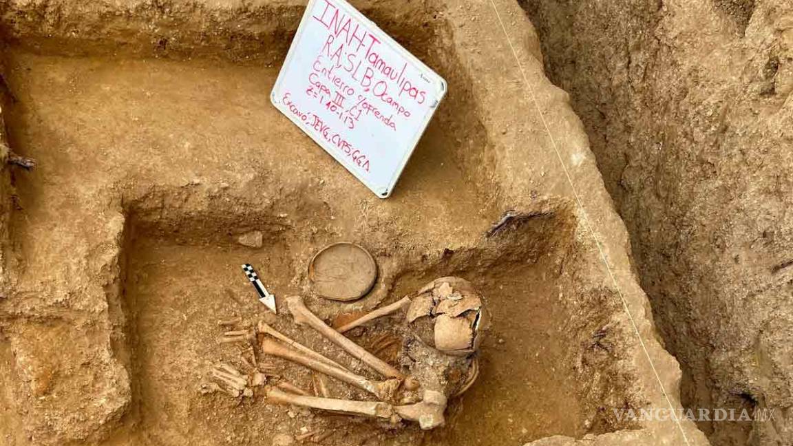 Por casualidad halla INAH tumba prehispánica en Tamaulipas