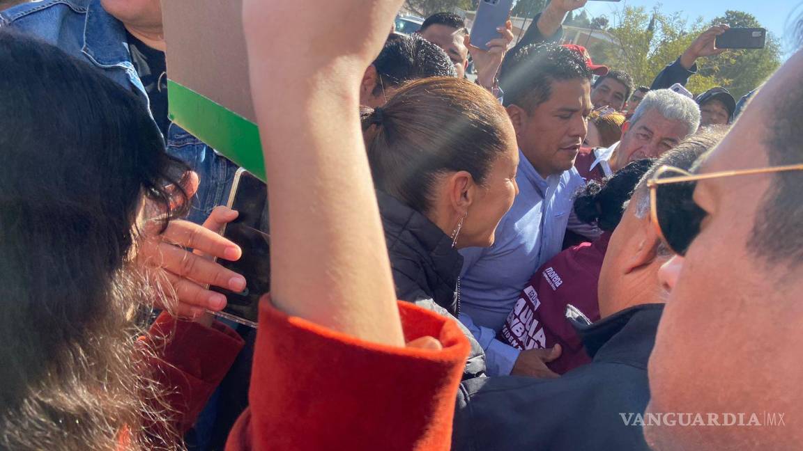 $!En su visita a Coahuila, Sheinbaum dijo que en el próximo gobierno se seguirá procurando fortalecer la soberanía de todas las entidades, como Coahuila.