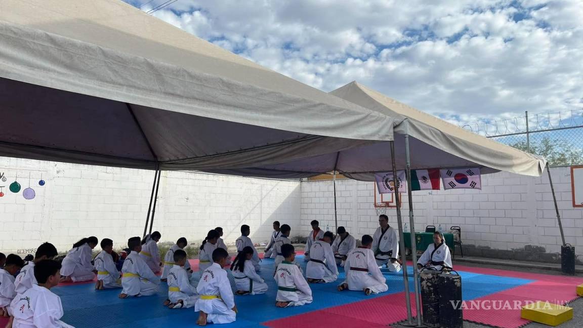 Torreón: Desarrollo Social fomenta deporte en menores con taller de taekwondo