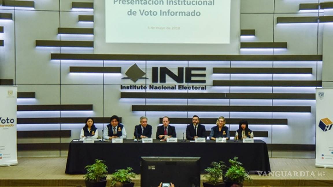 INE y UNAM presentan plataforma Voto Informado
