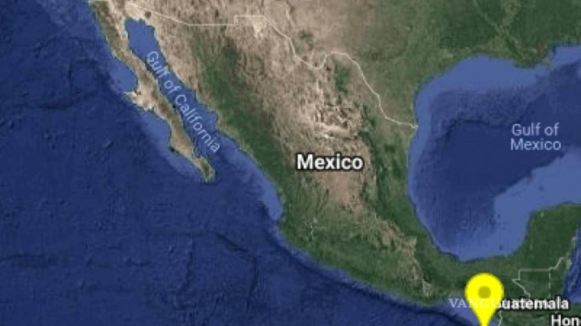 Remece sismo de magnitud 5 a Chiapas