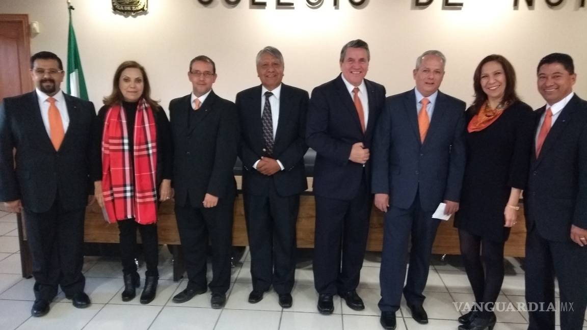 Elijen a Gustavo Adolfo González como Presidente del Colegio de Notarios de Coahuila