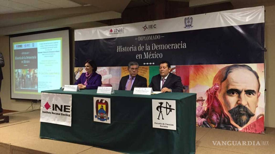 En Saltillo, inicia diplomado de Historia de la Democracia en México