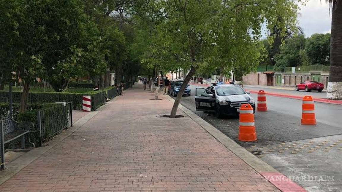 $!Centro de Saltillo sin mucha afluencia en primer domingo de reactivación