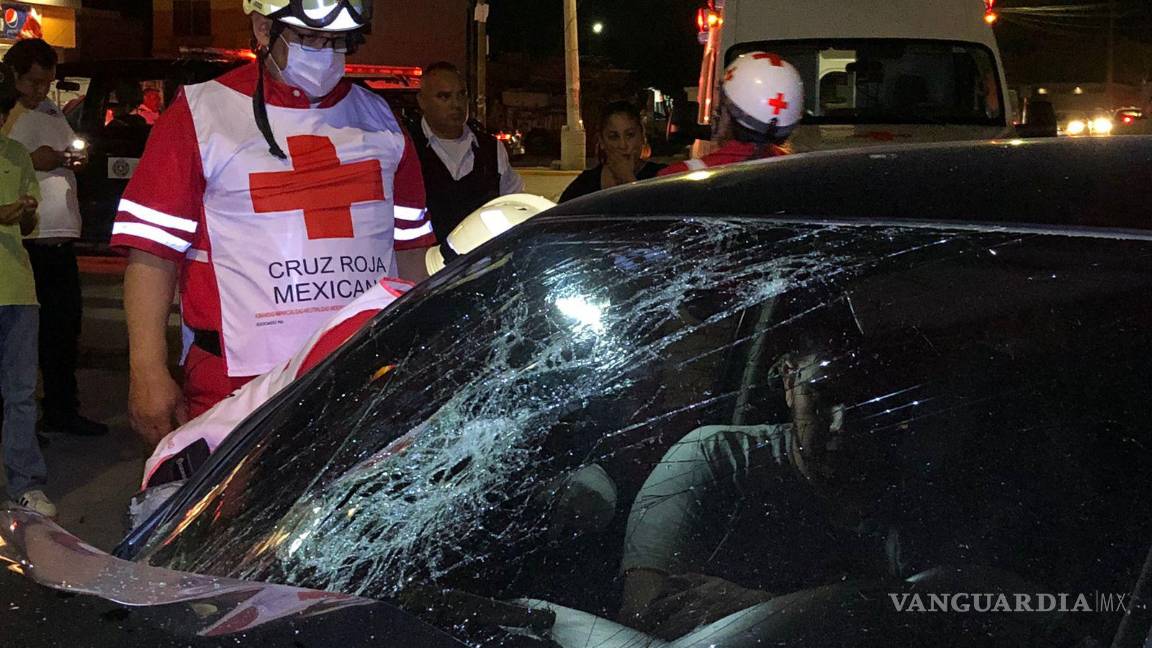 $!El joven terminó con lesiones menores.