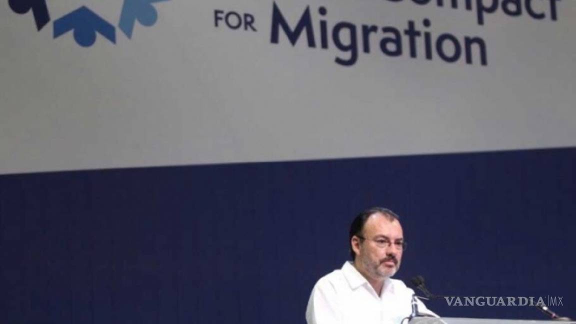 Lamenta México salida de EU de pacto sobre migración: Videgaray