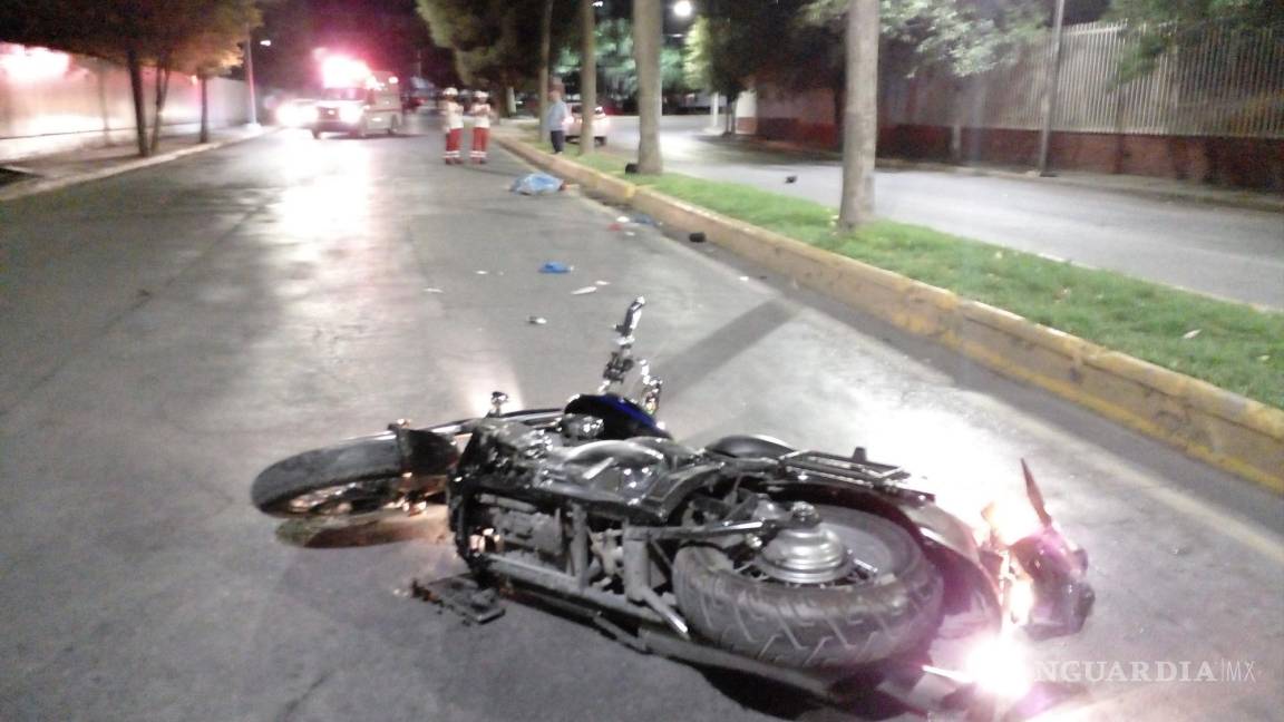 Muere motociclista en accidente vial